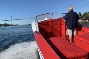 1948 Chris Craft Red and White